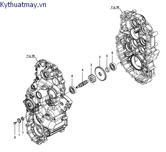 Trục truyền động quay số 3